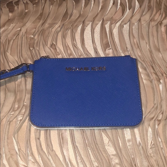 royal blue michael kors wallet